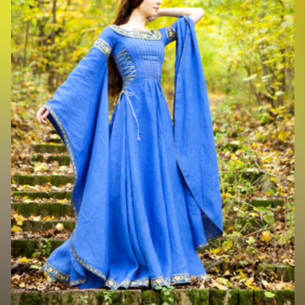 ARMSTREET Lady of the Lake GREEN dress - Picture 4 of 9
